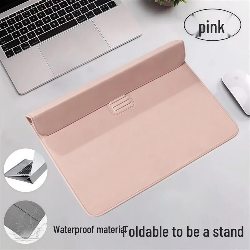 Leather Laptop Stand Bag for 13-16 Inch MacBook, Xiaoxin Air, Huawei