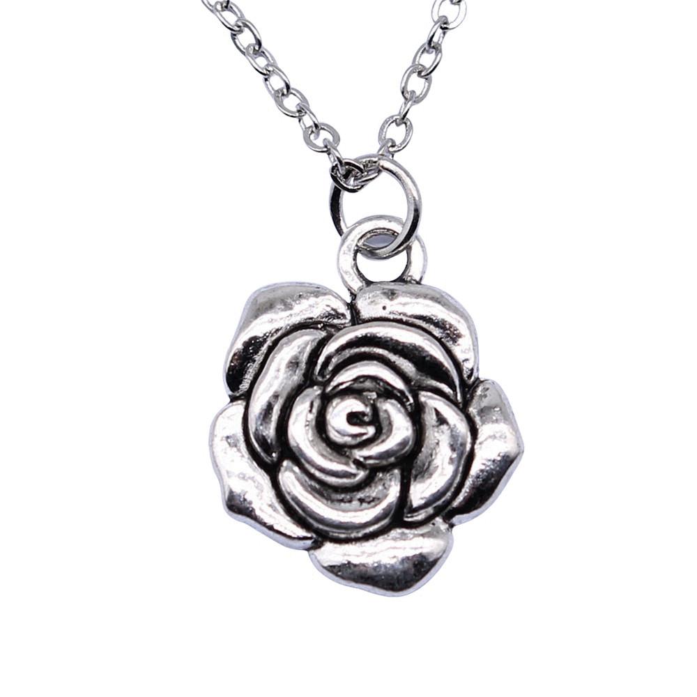 Tree Of Life Pendant Heart Necklace Nature Love Symbol Jewelry 40cm Short Chain