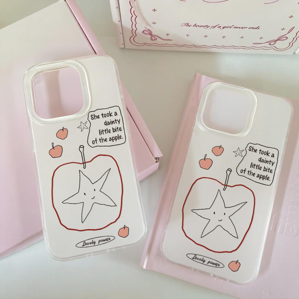 Painted Phone Case for iPhone 12 13 15 16 iPhone 16 12 13 14 15 Pro  14 15 16 Pro Max Coverage Shockproof Anti-Fingerprint Fresh Style Protective Case