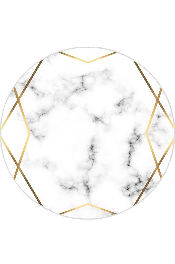 Rovigo Home Washable Round Printed Carpet RHM7115