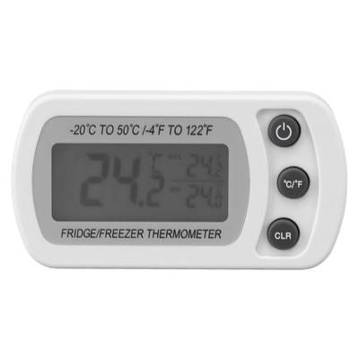 2Pcs Waterproof Digital Refrigerator Fridge Thermometer ‑20~50 Celsius  Digital Freezer Thermometer White