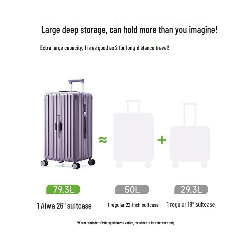 OIWAS OCX6783 Split-Opening Travel Luggage