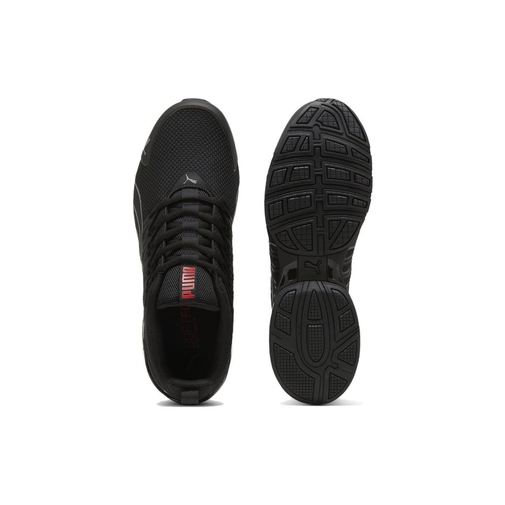Puma Voltaic Evo Black Men Sneakers Stormy-Slate For-All-Time-Red 379601-01