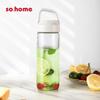 Sohome Portable Cold Brew Glass Tumbler with Tea Infuser