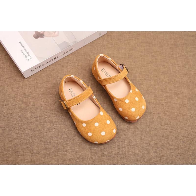 Soft Sole Comfortable Princess Leather Shoes For Little Girls Kids