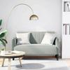 VidaXL Loveseat Sofa Light Grey 109 Cm Velvet, Two-seater Sofa, Divan, Living Room Seating, Sofa, Upholstered Sofa, 4100587