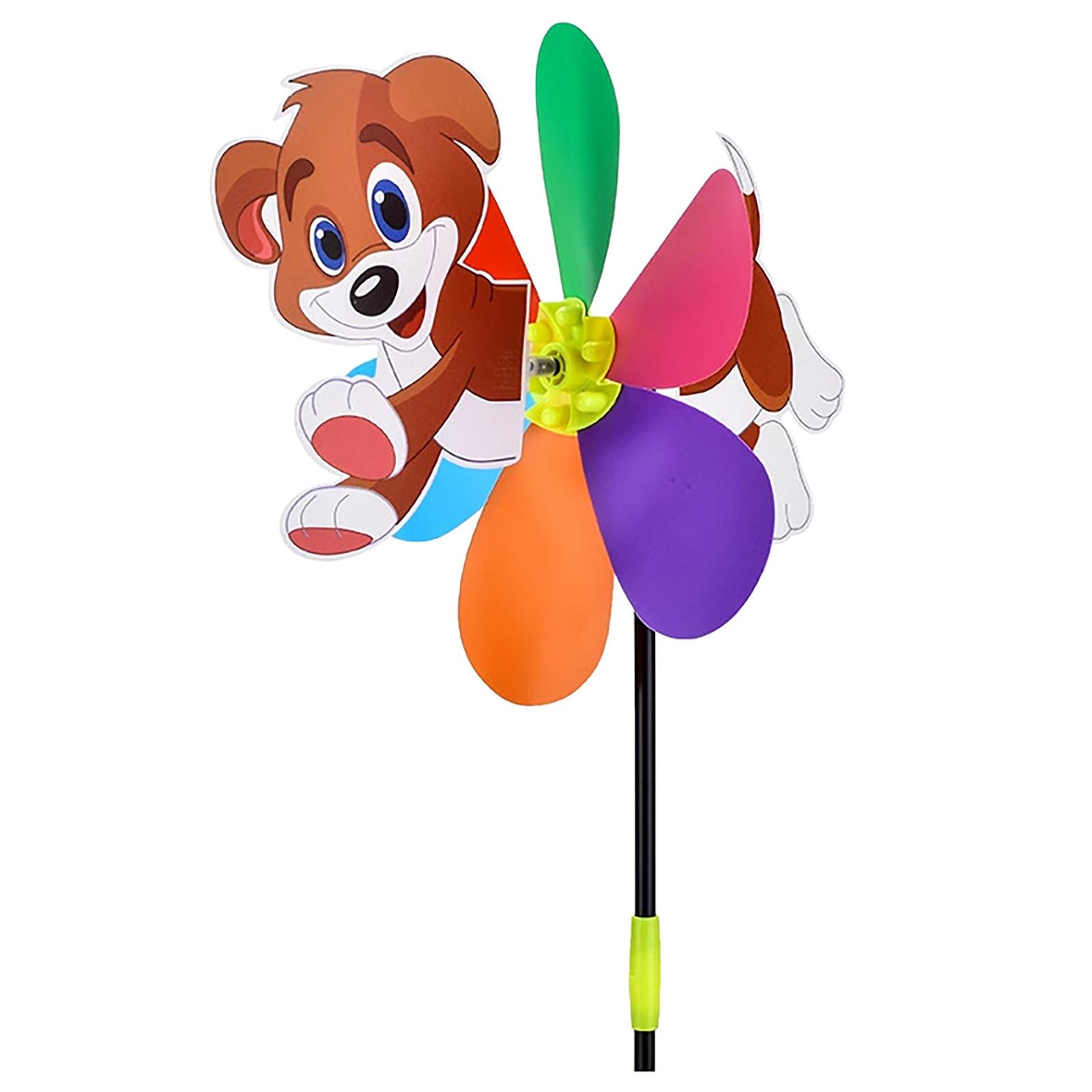 DIY Cartoon Windmill Garden Windmill Decoration Outdoor Decorations