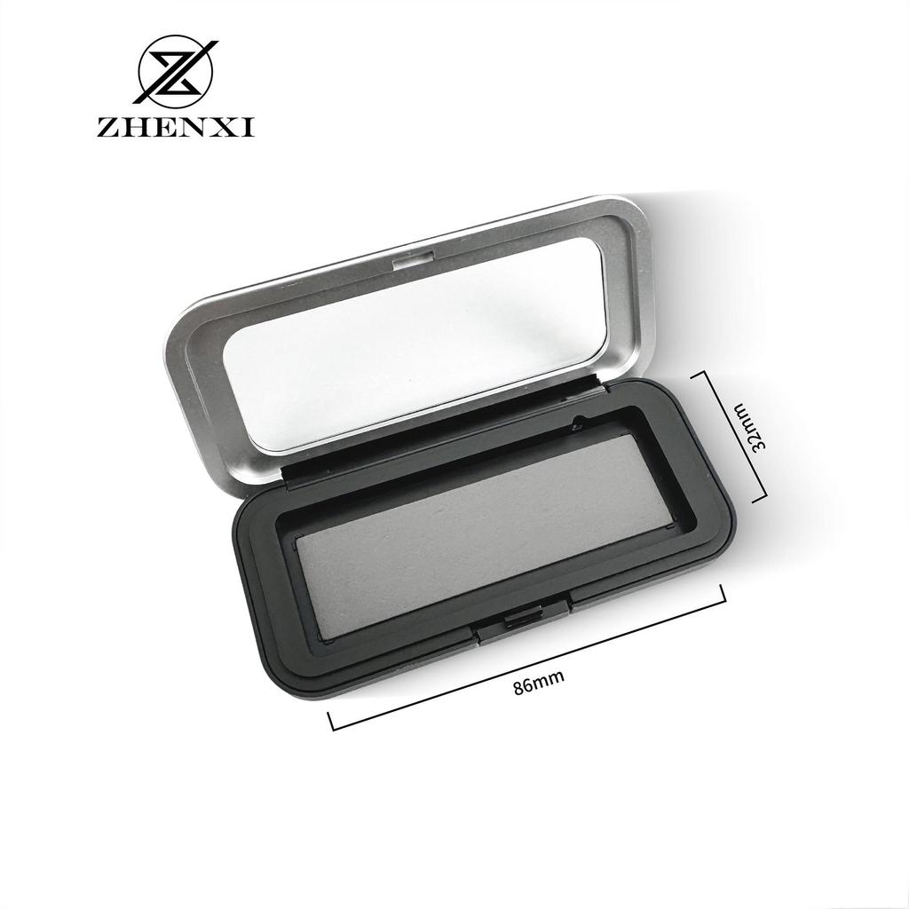 Sofort verfügbar MUF Magnetische Make-up Aufbewahrungsbox: Größe M, Austauschbarer Lidschatten-Highlighter, Tragbar & Leer mit Saugernadel-Box.