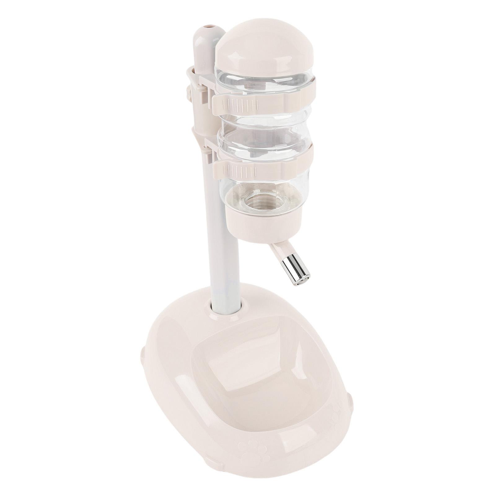 

Подставка-дозатор для воды для питомцев, регулируемая по высоте, вместимостью 500 мл, автоматическая подставка-дозатор воды для щенка Beige