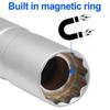 NEW Universal Magnetic Spark Plug Sleeve Thin-walled Universal Joint 14/16mm Automotive Repair Spark Plug Disassembly Tool