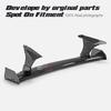 Fits Subaru VBH WRX: VAIRS Style Carbon Fiber GT Rear Spoiler Add-on.