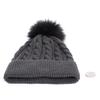 Nowe Damskie Osobiste Dzikość Kobieta Futrzane Pompony Czapki Beanie Wysoka Jakość Zimowa Ciepła Czupeczka Outdoor Jazda Wiatroszczelna Czapka Dzianinowa