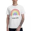 Fashion LGBTQA PRIDE Love Wins T-shirt Pure Cotton Crewneck Men's Tee Shirts Short Long Sleeve Oversized Unisex Tops EU Size