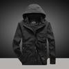 Spring and Autumn Thin Jacket Men's Outdoor Sports Casual Hooded Jacket Men's Mountaineering Suit Large Size Windbreaker Jacket