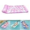 Premium Verdickte PVC Schwimmmatte für Erwachsene Blattdesign Aufblasbares Pad Mit Hoher Tragfähigkeit