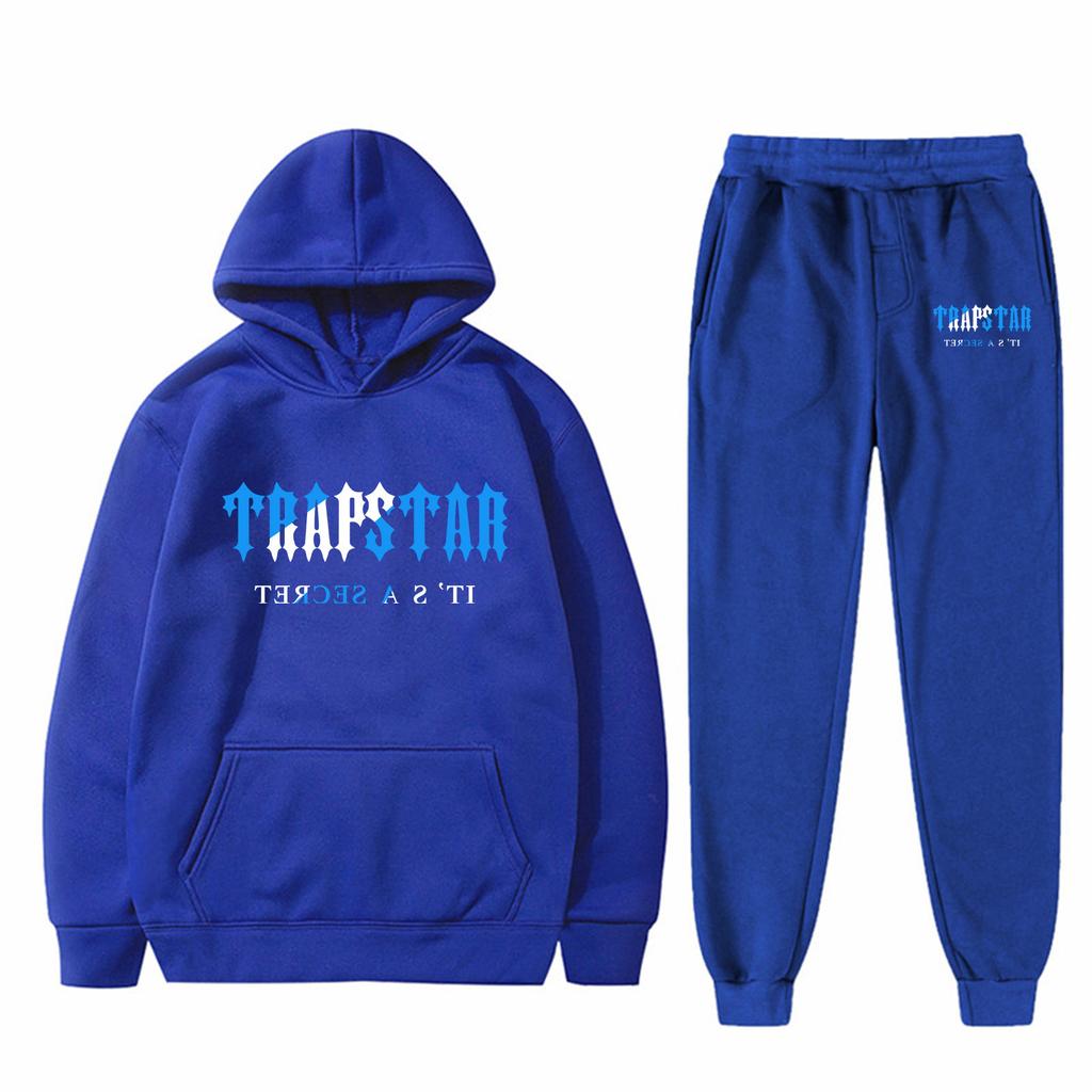Children's Plush Long Sleeve Pants Loose Hoodie Embroidered Printed Hoodie Set