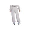 Nike Letter Print Drawstring Cuffed Knit Sports Pants Women Bottoms White Platinum Purple FN1903-019