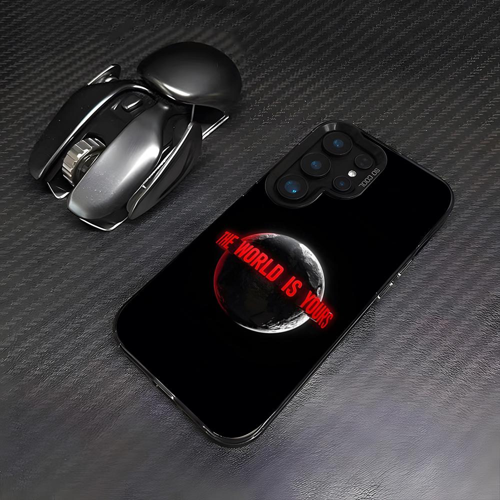 Scarface T-Tony Montana Phone Case For Samsung S26 S25 Plus S20 S20 Plus S22 Ultra S23 FE S21 Plus S21 Ultra Colorful Cover