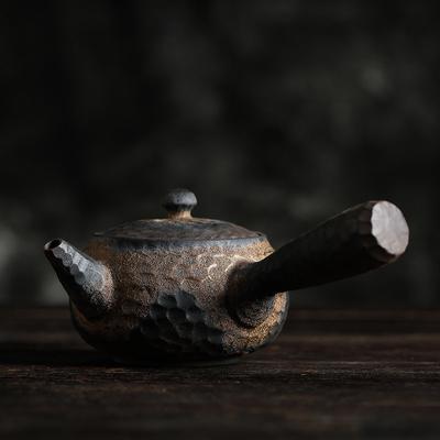 Japanische Kyusu-Teekannen aus Keramik, Teekanne, Trinkgeschirr, 200 ml