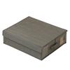 Foldable Bedding Organizers Box Zippered Storage Bin Accessory for Bed Sheets and Blankets in Nonwovens Fabric