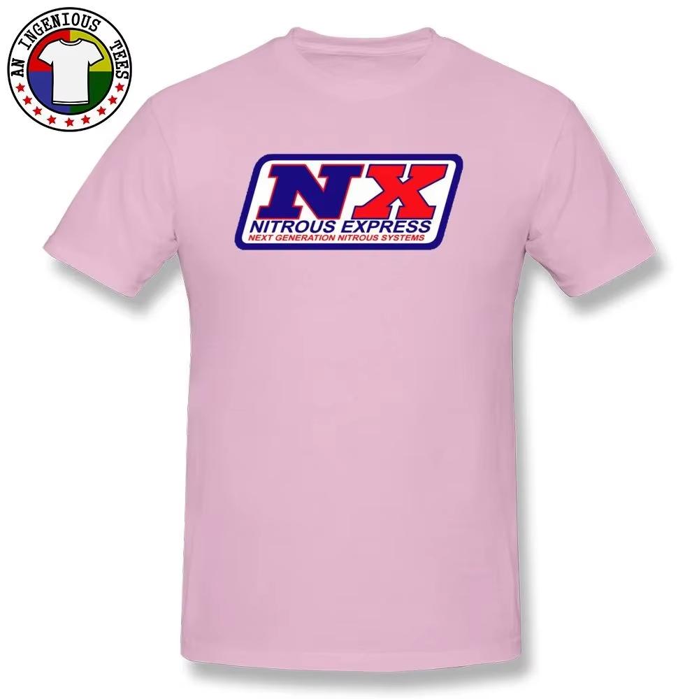 2026 Nuove Magliette con Logo Nitrous Express per Designer Stampate Brand Street Girocollo Tessuto di Cotone Moda Maglietta Personalizzata