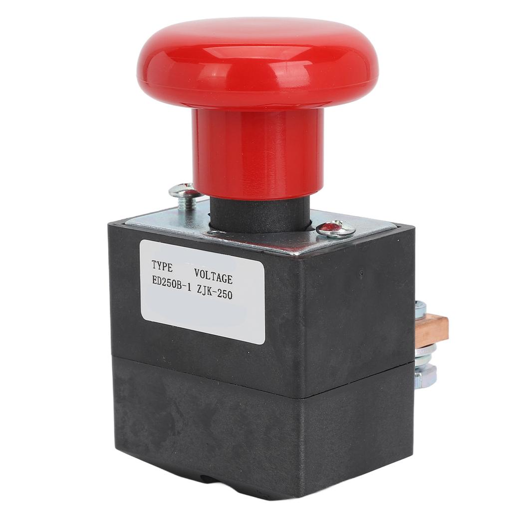 Emergency Push Button Switch DC80V Reliable Emergency Stop Switch Replacement for Albright Electric Stacker Forklift