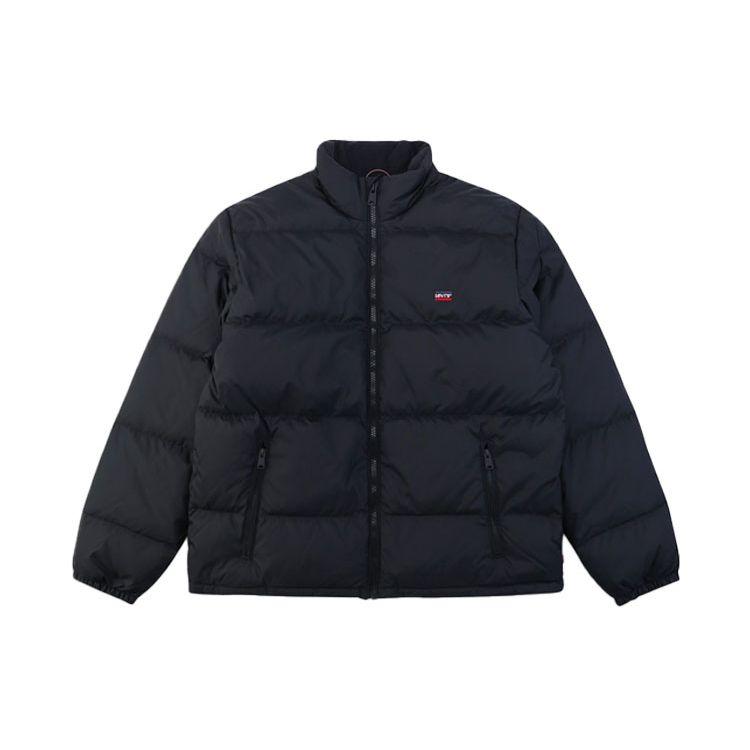 

Levis однотонный теплый пуховик с воротником-стойкой, зимняя мужская верхняя одежда, черный 27732-0000