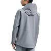 Anta Training Series Solid Color Letter Print Pattern Zipper Hooded Jacket Men Jacket Gray 952247612-3