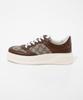 Gucci GG Supreme Size 669582 UPGA0 Men's Sneakers, Beige/Ebony, 25.0 cm, [Used]