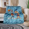 Tune Squad Basketball Jersey for Kids - Cartoon Bunny Sports ShirtBlanket Flannel Throw Blanket for Sofa, Bed, Travel, Camping, Office
