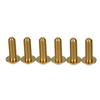 Dingtai rotor bolt M8x25mm titanium button head P1.25mm 6 pieces