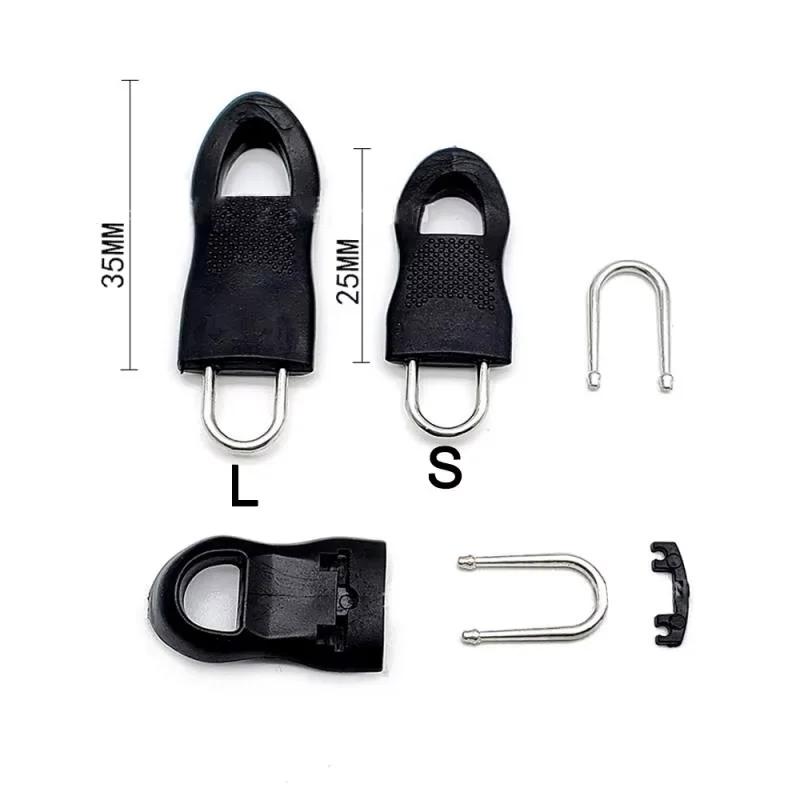 8/16PCS Detachable Puller Zippers Head Zip Fixing Device Broken Zipper Rope Used For Clothes Travel Bags Luggage Backpacks Tent