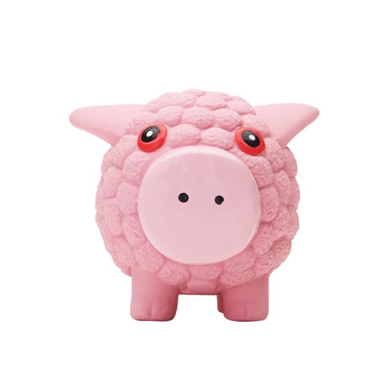 EETOYS Squeaky Pig Dog Toy
