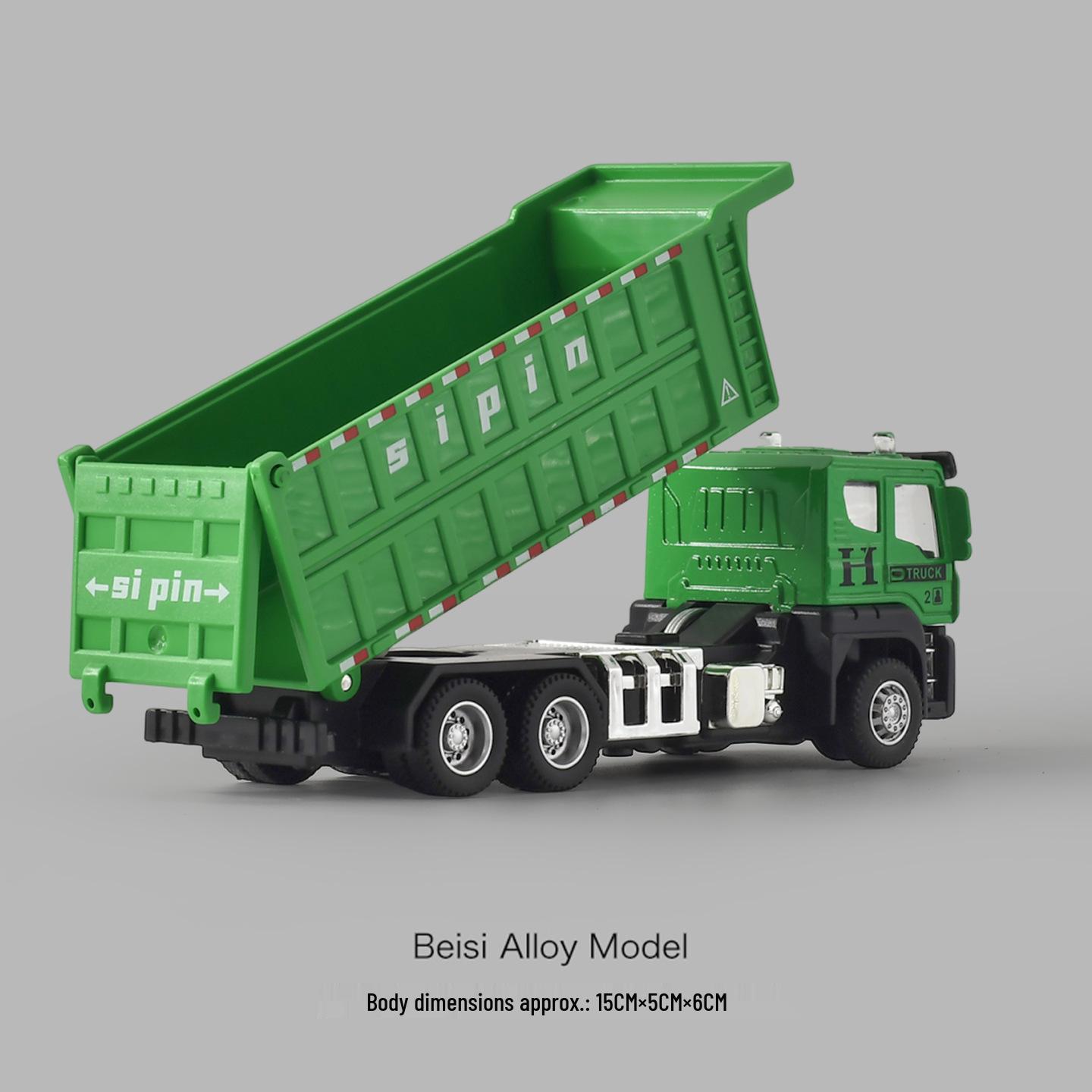 Douyin Alloy Large Truck Children s Semi-Trailer Toy