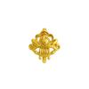 Gold-Plated Baojin Flower Buckle: Wealth & Bloom DIY Accessory