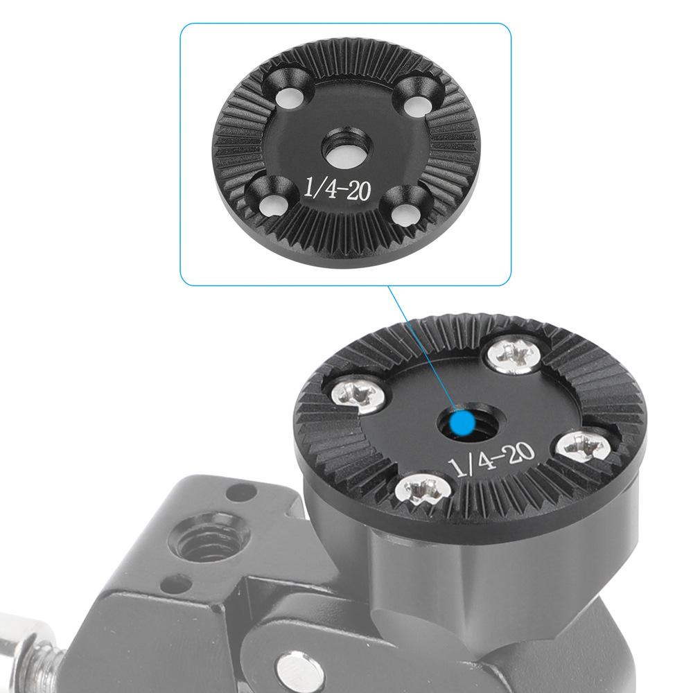 HDRIG ARRI Gear Ring with 1/4 Center Screw Hole for Camera Cage Accessories 3755 3755