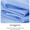 Men's 2024 Modal Striped Long Sleeve Stretch Shirt - Hidden Placket, Wrinkle-Resistant