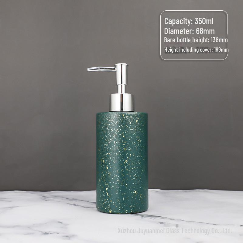 Nordic Style Glass Lotion & Soap Bottle for Home, Hand Sanitizer, and Hotel Shower Gel