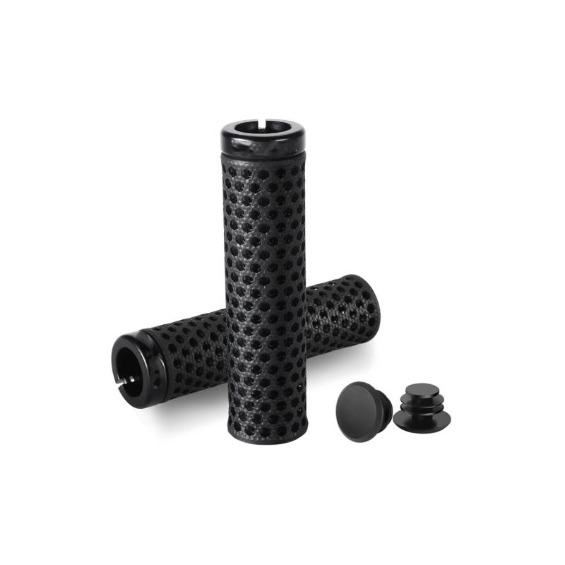 1 Pair Shock Absorbing Mountain Bikes Handlebars End Grip Bicycles Handle Cover Handlebars Grip Hollow Bicycles Grip
