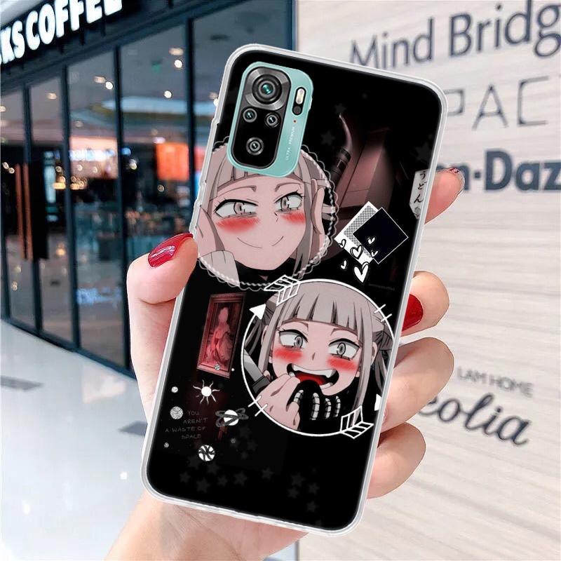 Himiko Toga Anime Soft Phone Case For Xiaomi Redmi Note 13 14 15 Pro Plus 12S 12 14S 11S 11E 10 10S 11 11T 5G 4G Cover Coque Red