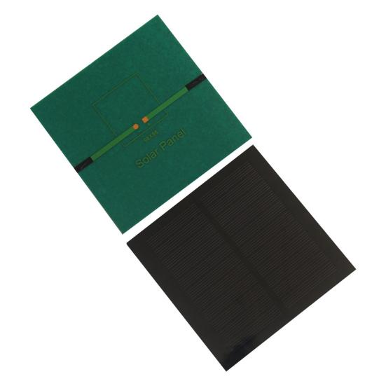 1.3W 5.5V Solarmodul 98X98MM Tragbar Leicht Hohe Effizienz Elektronische Geräte 3.7-5V Batterie Spielzeug Solar