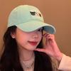 Embroidered Cartoon Cute Baseball Cap Wide Brim Cap Stylish Material Durable