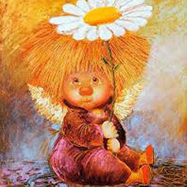 

DIY 5D Полный дрель Алмазная картина Ангел Искусство Вышивка Крестом Мозаика Домашний Декор Подарок Full Round 20x20CM