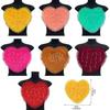 European And American Mesh Yarn Nails, Drills, Love Corsage Cloth Stickers, Handmade Three-Dimensional Pleated Lace Lace Clothing Accessories