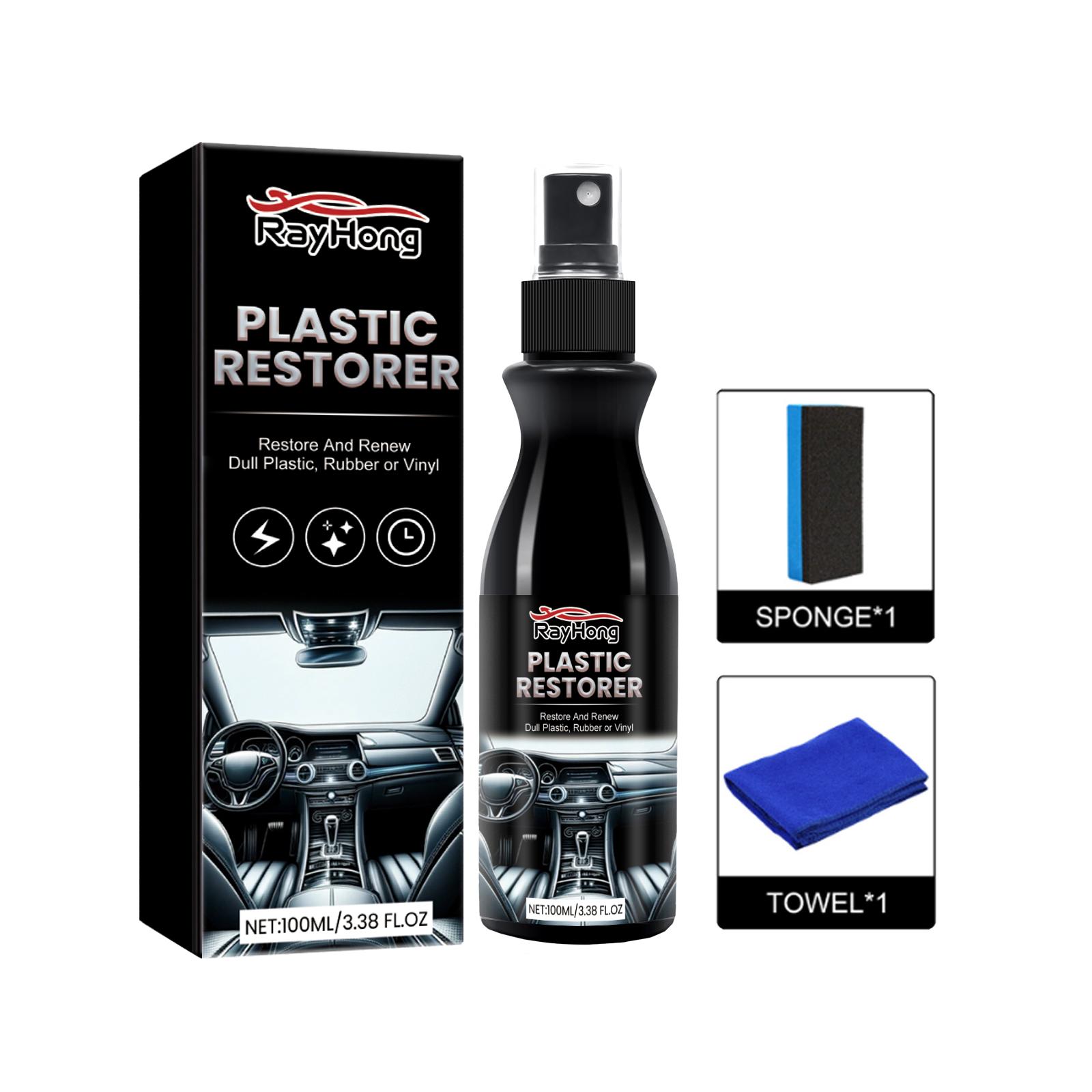 

Automotive Plastic Refurbishing Agent Car seat interior dashboard cleaning, stain removal, polishing and renovation agent 1set