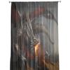 Dragon Warriors Medieval Art Deco Painting Sheer Curtains for Living Room Modern Bedroom Voile Tulle Curtain Window Drapes