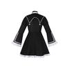 Shinonome Ena Nonnen-Cosplay-Kleid Project SEKAI Colorful Stage Gotisches Glockenärmel-Schleifen-Choker Schwarz-Weiß Geschwister-Kostüm Anime-Spiel