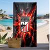 Athletic Bilbao Football Print Beach Towel, Large Soft Quick Dry Towel for Beach Camping Swimming