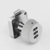 Drawer Password Lock Metal Mechanical Keyless 3-Bit Password Suitable For Wardrobe Storage File Cabinet Furniture Universal Lock
