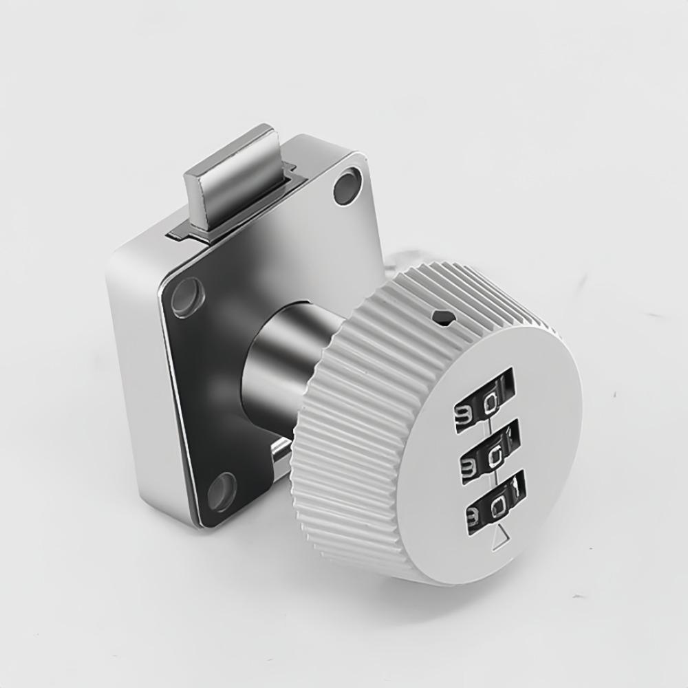 Drawer Password Lock Metal Mechanical Keyless 3-Bit Password Suitable For Wardrobe Storage File Cabinet Furniture Universal Lock